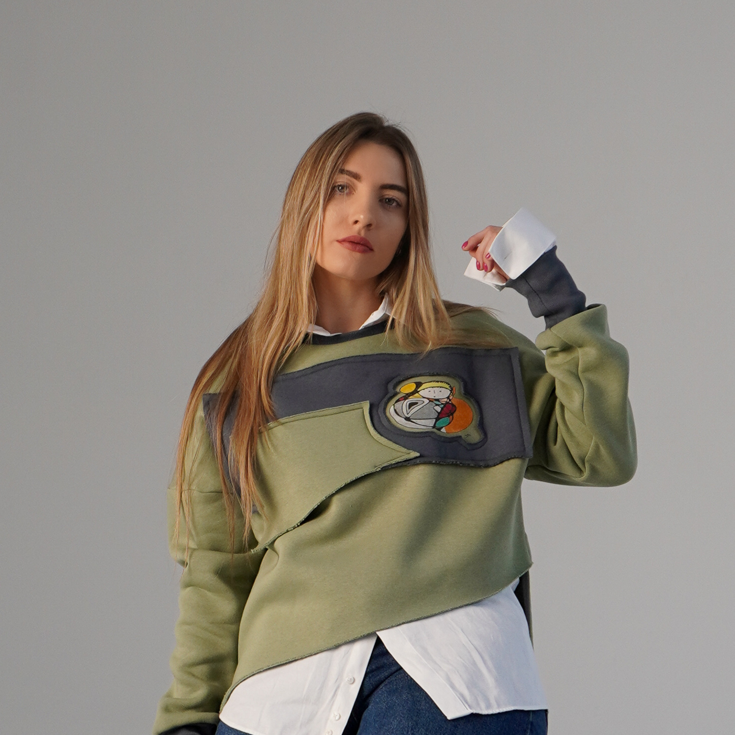 Pistachio Sweater "Little Prince"