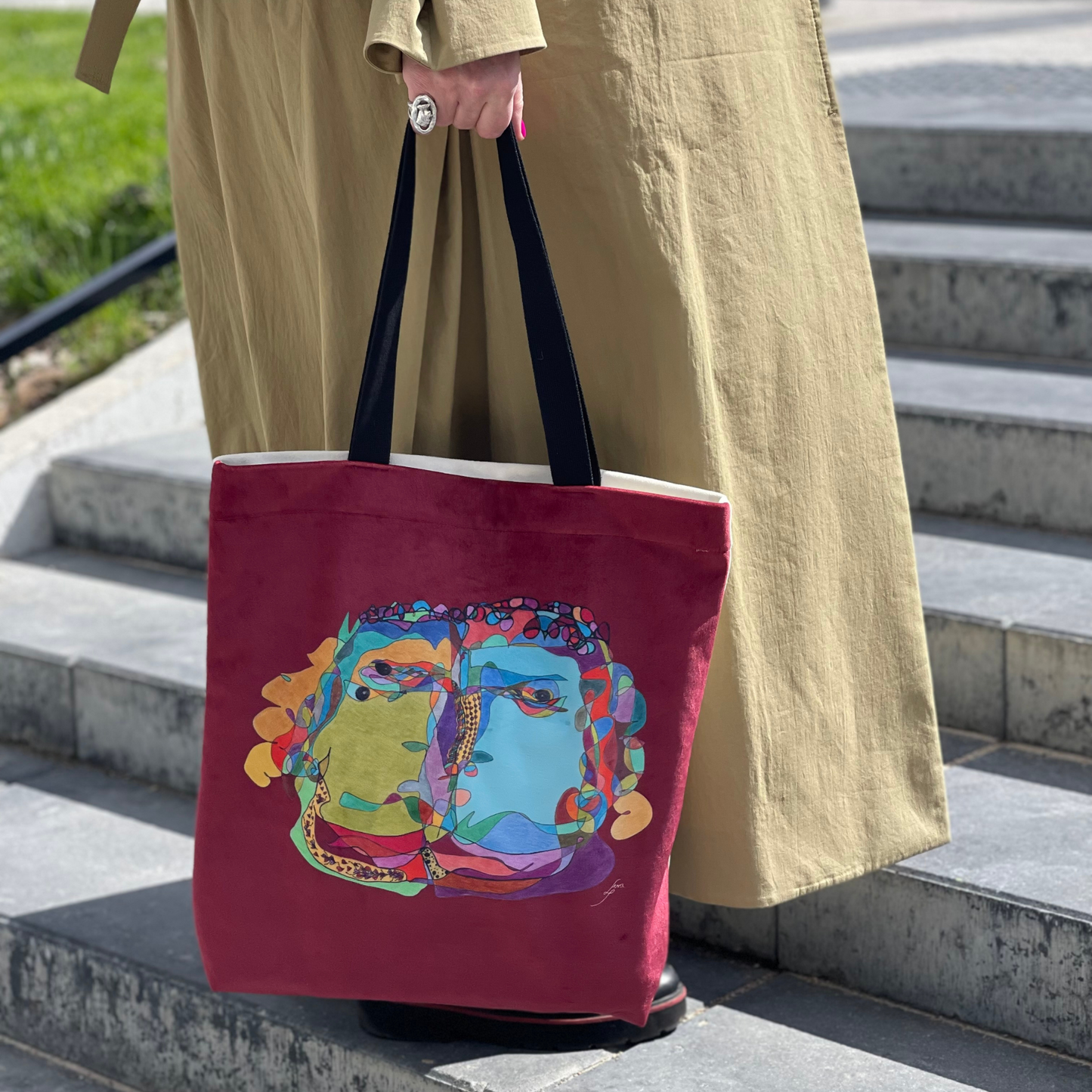 Tote Bag "Curly Fauna"