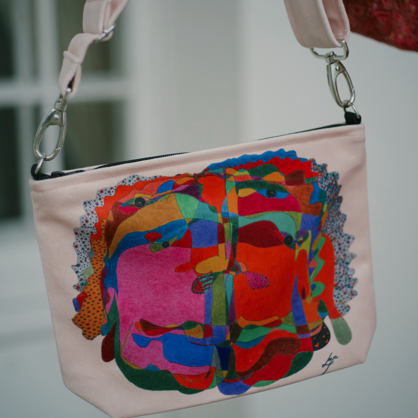 Crossbody bag “Red Scarlet”