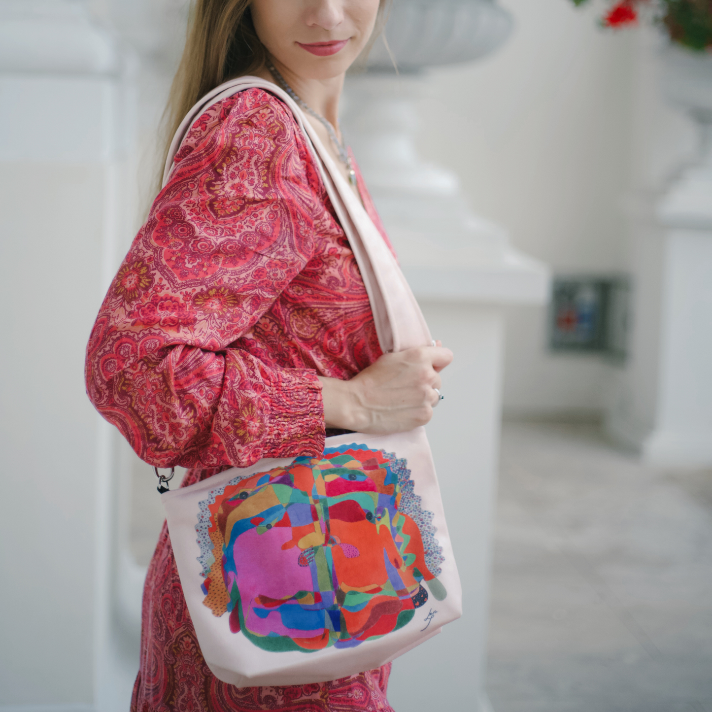 Crossbody bag “Red Scarlet”