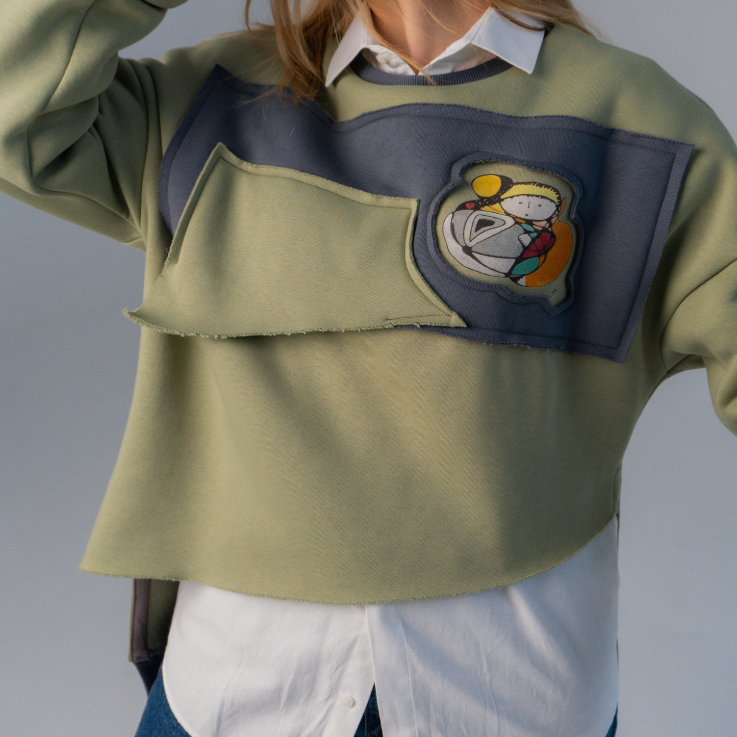 Pistachio Sweater "Little Prince"