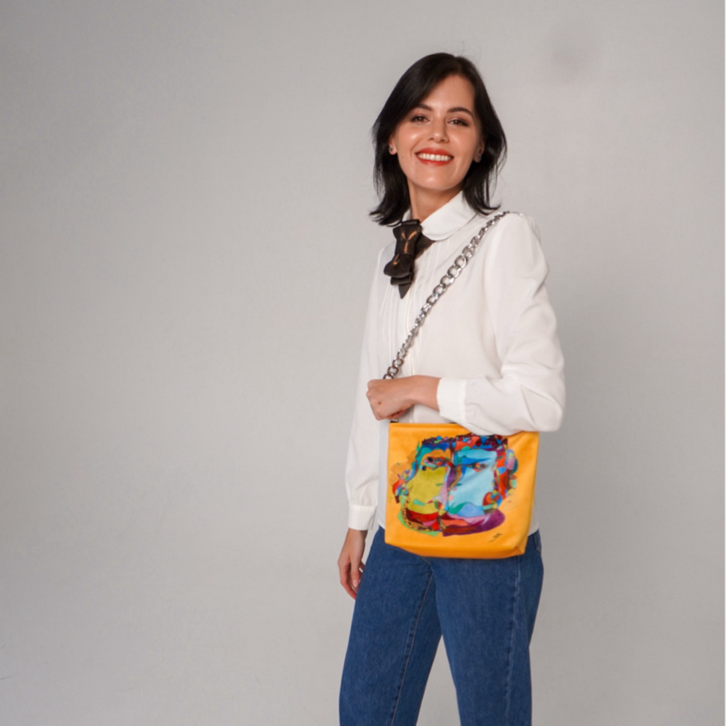 Crossbody bag “Curly Fauna”